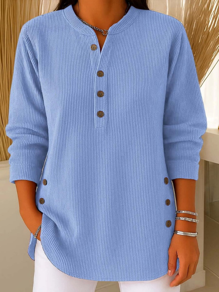 Nora | Tunika Henley z guzikami