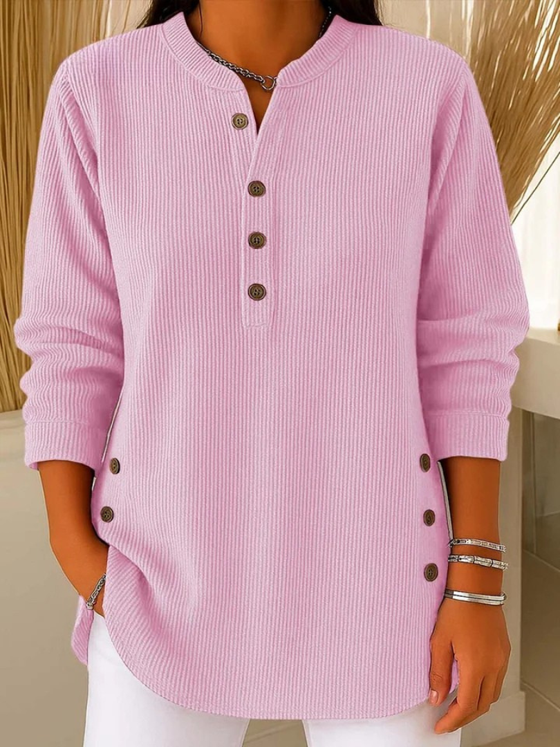 Nora | Tunika Henley z guzikami