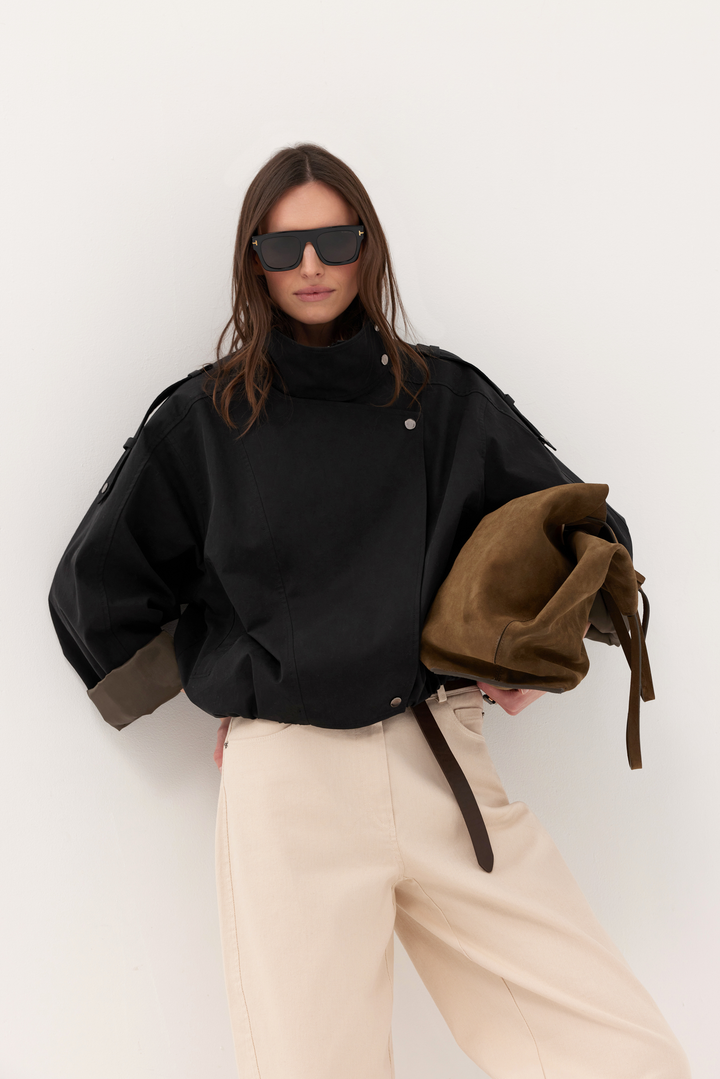 Kurtka oversize Arni czarna