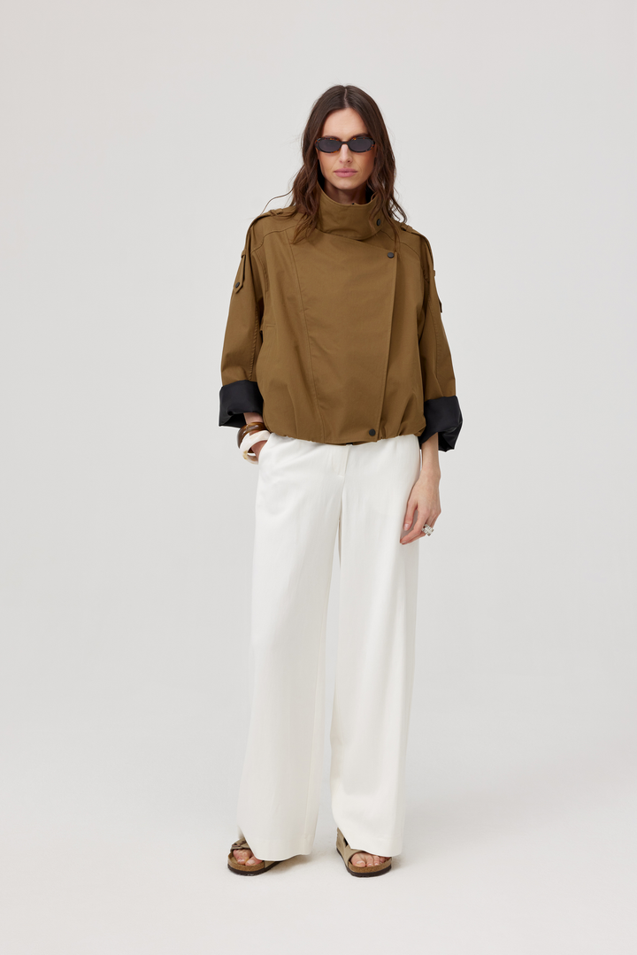 Kurtka oversize Arni oliwkowa