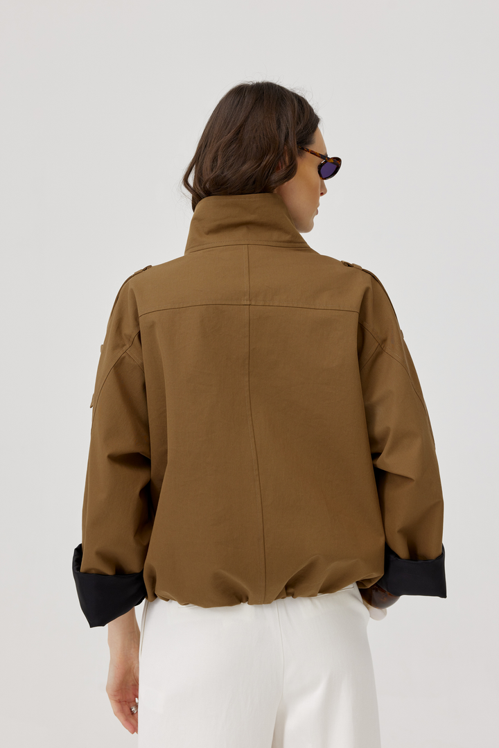 Kurtka oversize Arni oliwkowa