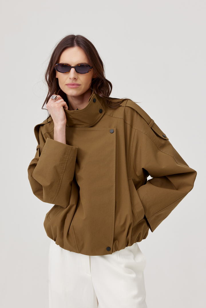 Kurtka oversize Arni oliwkowa