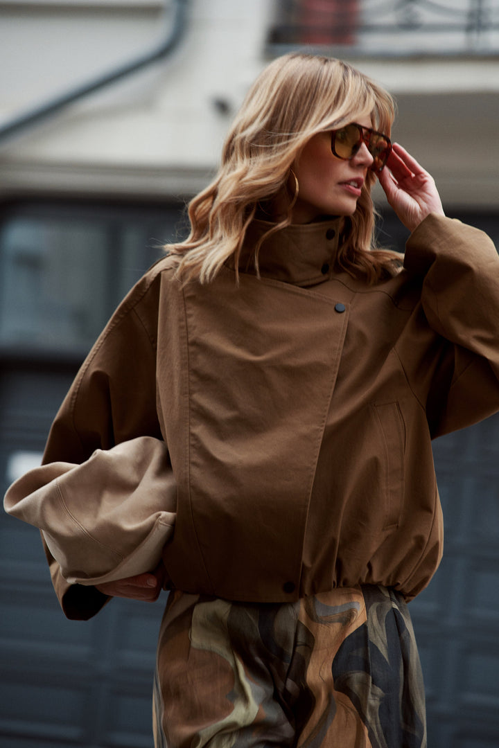 Kurtka oversize Arni oliwkowa